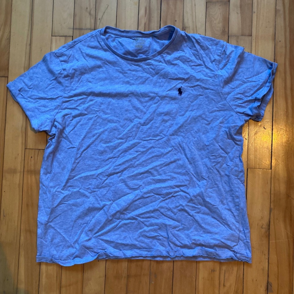Polo Ralph Lauren T Shirt Mens Size Medium Blue Short Sleeve Crew Neck Pony Logo